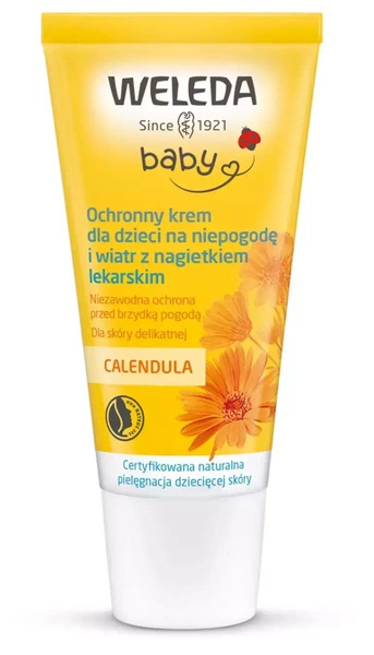 Ochronny Krem Dla Dzieci Na Niepogodę i Wiatr z Nagietkiem Lekarskim 30ml - Weleda