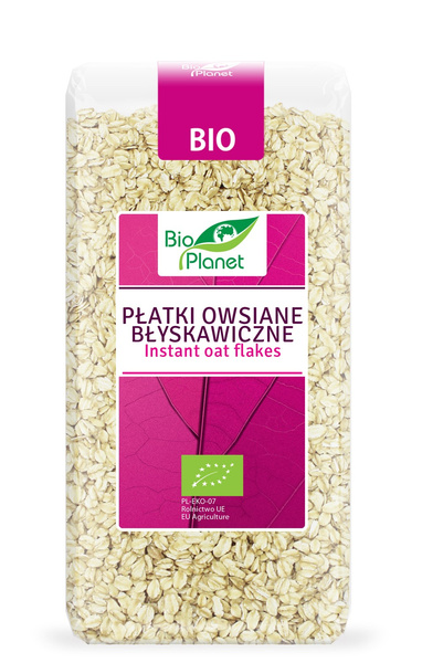 Płatki Owsiane Błyskawiczne 300g - Bio Planet - EKO