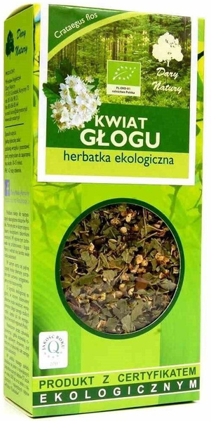 Herbatka kwiat głogu 50 g - Dary Natury (EKO)