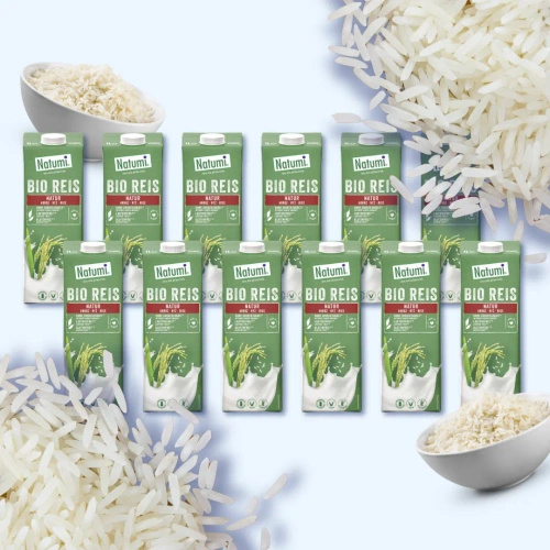 Napój ryżowy bez dodatku cukru bezglutenowy 12 x 1 l - Natumi (EKO)