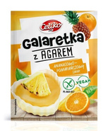 GALARETKA AGAR ANANAS-POMARAŃCZA BEZGLUTENOWA 45 g - CELIKO