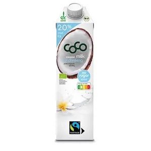 Napój kokosowy coconut milk do picia 2 % bez dodatku cukru fair trade 1 l - COCO (EKO)