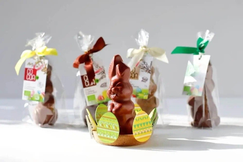 Zając z ciemnej czekolady KETO 55 g - Cocoa (EKO)