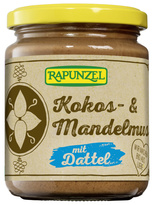 Krem kokosowo migdałowy z daktylami 250 g - Rapunzel (BIO)