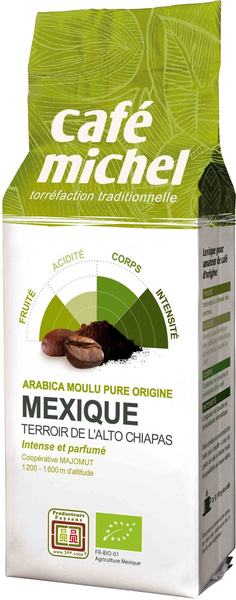 Kawa mielona arabica 100 % meksyk fair trade 250 g - Cafe Michel (BIO)