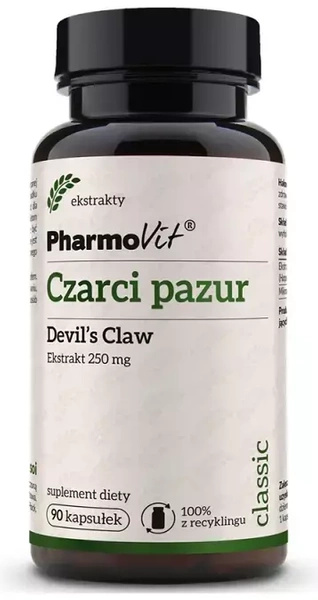 Czarci pazur ekstrakt 90 szt. 45 g (250 mg) - Pharmovit
