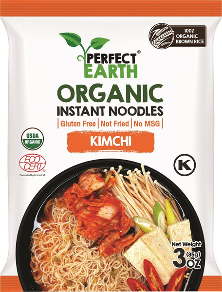 Zupa instant kimchi bezglutenowa 85 g  - Perfect Earth (EKO)