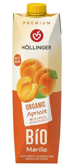 Nektar morelowy 1 l - Hollinger (EKO)