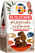 Ciastka pieguski ciemne bez cukru bezglutenowe 100 g - Malu Food