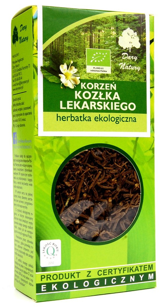 Herbatka z korzenia kozłka lekarskiego 100 g - Dary Natury (EKO)