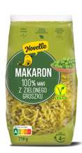 Makaron proteinowy świderki z groszku zielonego 250 g - Novelle