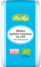 Mąka żytnia razowa (typ 2000) (polska) 1 kg - Bio Raj (BIO)