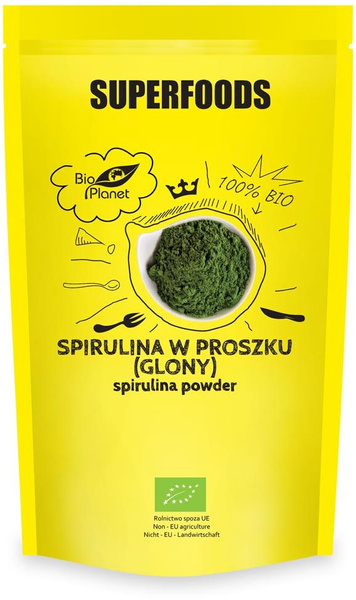 Spirulina w Proszku Glony 200g - Bio Planet Superfoods