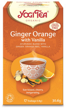 Herbatka Imbirowo   Pomarańczowa Z Wanilią (Ginger Orange With Vanilla) Bio (17 X 1,8 G) 30,6 G  -  YOGI TEA