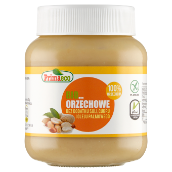 Krem Orzechowy 100% Bez Soli i Cukru 360g - Primaeco