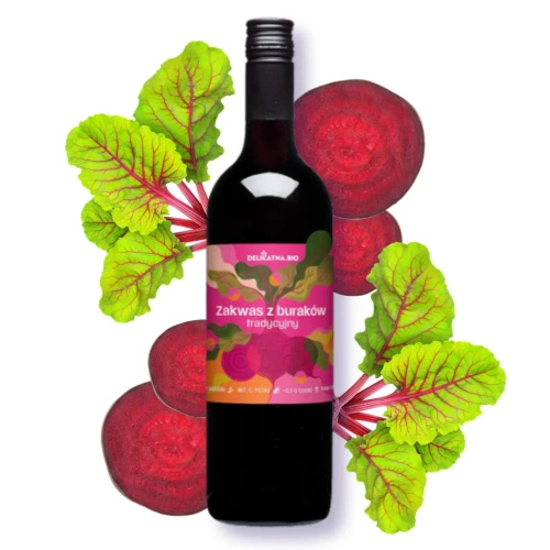 Zakwas z buraków tradycyjny 700 ml - Delikatna (EKO)