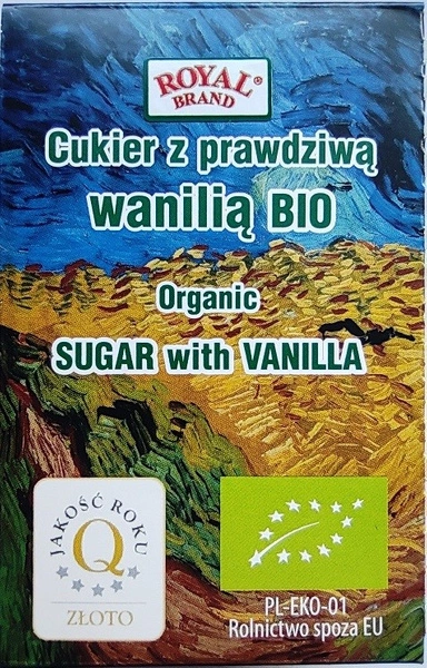 Cukier Waniliowy Bio 70 G  -  ROYAL BRAND