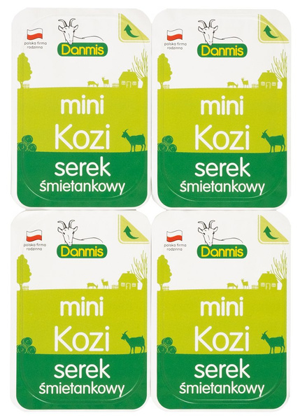 Kozi serek śmietankowy mini 4 szt. 130 g - Danmis