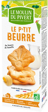 Herbatniki le p'tit beurre 155 g - Le Moulin Du Pivert (BIO)