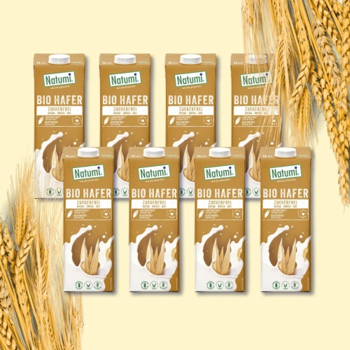 Napój owsiany bez cukru bezglutenowy 8 x 1 l - Natumi (EKO)