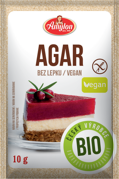 Agar bezglutenowy 10 g - Amylon (BIO)