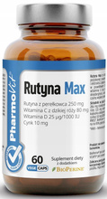 RUTYNA MAX BEZGLUTENOWA 60 KAPSUŁEK 31,5 g - PHARMOVIT (CLEAN LABEL)