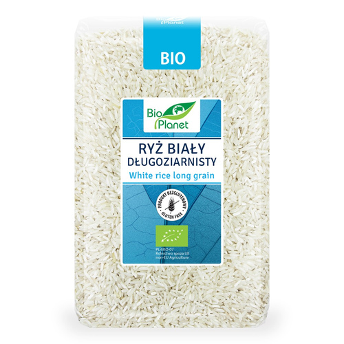 Ryż biały długoziarnisty bezglutenowy 1 kg  -  Bio Planet (BIO)