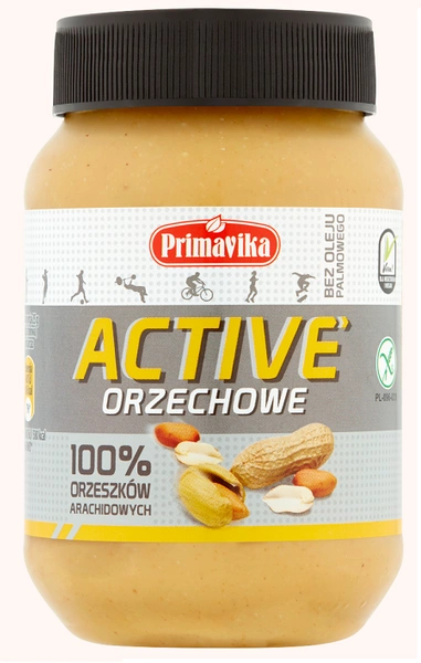 Primavika - Krem Orzechowy 100% ACTIVE 470g