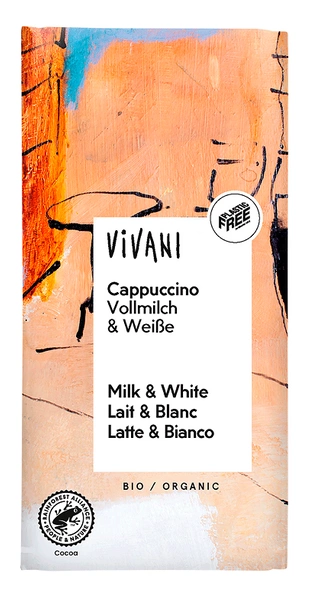 Czekolada O Smaku Cappuccino Bio 100 G  -  VIVANI