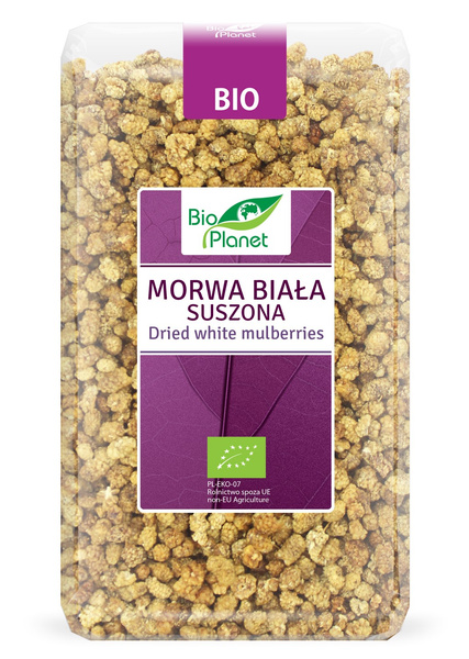 Morwa Biała Suszona 1kg - Bio Planet - BIO EKO