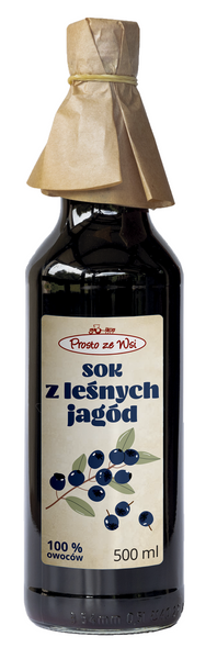 Sok jagodowy 500 ml - Prosto Ze Wsi