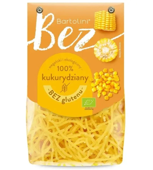 Makaron krajanka kukurydziany bezglutenowy 250 g - Bartolini (EKO)