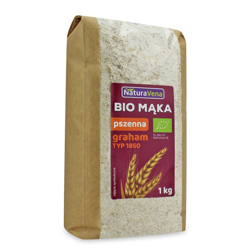 Mąka pszenna graham (typ 1850) 1 kg - Naturavena (BIO)