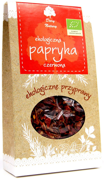 Papryka Czerwona Słodka Plastry 50g - Dary Natury