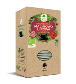 Herbatka Lipowo   Malinowa Bio (25 X 2,5 G) 62,5 G  -  DARY NATURY