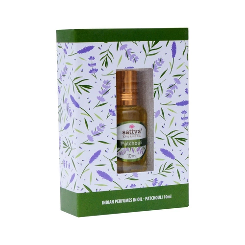 Perfumy W Olejku Paczula (Roll-On) 10 Ml - Sattva (Ayurveda)