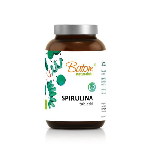 spirulina (400 mg) 300 tabletek – Batom (BIO)