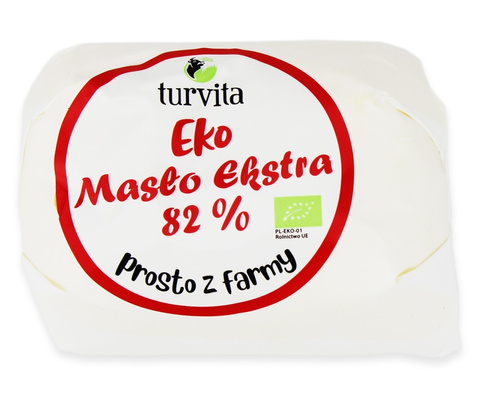 Masło extra (82 %) 200 g - Turvita (BIO)