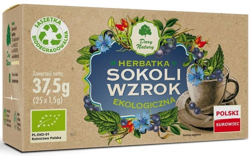Herbatka Sokoli Wzrok Bio (25 X 2 G) 50 G  -  DARY NATURY
