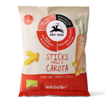 Chrupki kukurydziano marchewkowe bez dodatku cukru bezglutenowe od 12 msc. 15 g - Alce Nero (EKO)