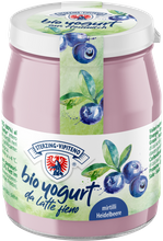 Jogurt borówkowy z mleka siennego bezglutenowy 150 g - Sterzing-Vipiteno (BIO)