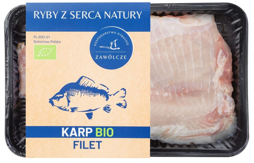 Ekologiczny KARP filet (ok. 0.5 kg) gospodarstwo rybackie zawólcze (EKO)