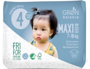Pieluchy maxi eco 7 - 16 Kg (50 Szt.) - Gron Balance