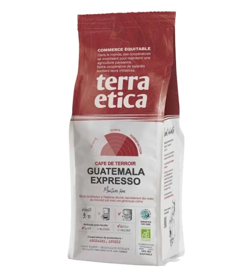 Kawa mielona arabica 100% espresso gwatemala fair trade 250 g - Terra Etica (EKO)