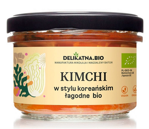 Kimchi W Stylu Koreańskim Łagodne Bio 170 G - Delikatna (Zakwasownia)