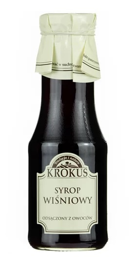 Syrop Wiśniowy Sok Wiśnie 280ml  (355g) - KROKUS