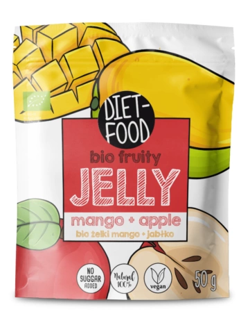 Żelki z Mango i Jabłkiem 50g - DIET-FOOD
