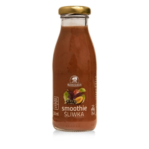 Smoothie Śliwka - Jabłko - Czarna Porzeczka 250 Ml - Rembowscy