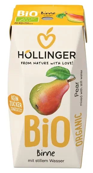 Nektar gruszkowy 200 ml - Hollinger (EKO)