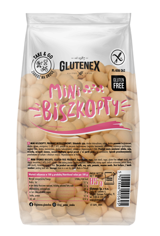 Biszkopty Mini Bezglutenowe 85 G - Glutenex